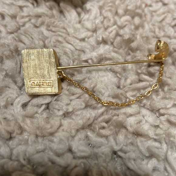 Vintage Avon Telephone Stick Pin w/Gold Box - Picture 2 of 5